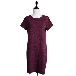 Ann Taylor Loft purple short sleeve sweater dress